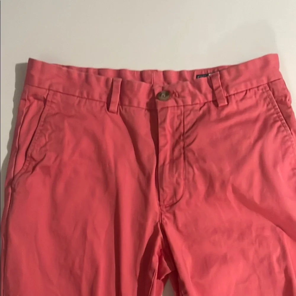 Vineyard Vines Jetty Red Chinos Slim Fit Cotton Blend - Picture 6 of 8